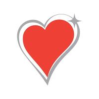 Valentinsgrüße Logo Vektor Vorlage
