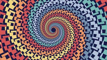 abstrakt Sommer- Farbe Spiral- Wirbel Hintergrund. vektor