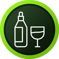 Wein kreatives Icon-Design vektor