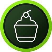 Cupcake kreatives Icon-Design vektor