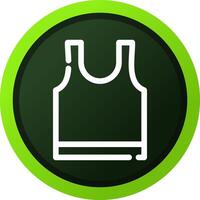 Tanktop kreatives Icon-Design vektor