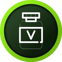 Vitamin kreatives Icon-Design vektor