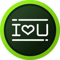 liebe kreatives Icon-Design vektor