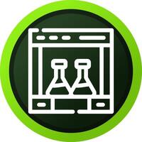 Chemie kreatives Icon-Design vektor