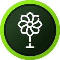 kreatives Icon-Design mit Blumen vektor