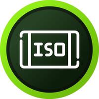 iso kreatives Icon-Design vektor