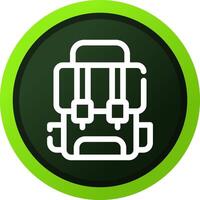 Rucksack kreatives Icon-Design vektor