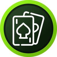 Poker kreatives Icon-Design vektor