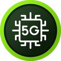 5g kreatives Icon-Design vektor