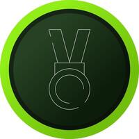 Medaille kreatives Icon-Design vektor