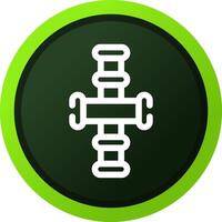 Pipeline kreatives Icon-Design vektor