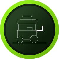 Food Cart kreatives Icon-Design vektor