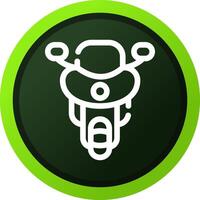 Motorrad kreativ Symbol Design vektor