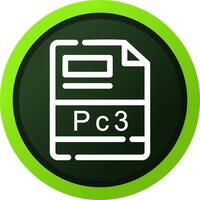 pc3 kreativ ikon design vektor
