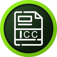 icc kreativ ikon design vektor