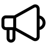Megaphon Symbol zum Netz, Anwendung, uiux, Infografik, usw vektor