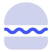 burger ikon mat och drycker för webb, app, uiux, infografik, etc vektor
