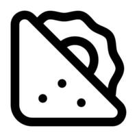 Sandwich Symbol Essen und Getränke zum Netz, Anwendung, uiux, Infografik, usw vektor