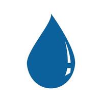 Wassertropfen-Logo-Schablonenvektor vektor