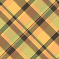 Textil- Stoff nahtlos von Textur Muster Tartan mit ein Hintergrund Vektor prüfen Plaid.