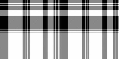 Pelz Muster Vektor Hintergrund, 50er Jahre nahtlos Textur überprüfen. afrikanisch Stoff Textil- Tartan Plaid im Weiß und schwarz Farben.