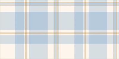 klassisch nahtlos Tartan überprüfen, gestaltet Plaid Vektor Hintergrund. Luxus Muster Textur Textil- Stoff im Licht und Meer Schale Farben.