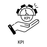 linear Symbol abbilden Kunde Dienstleistungen vektor