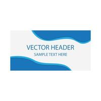 Header Vorlage Illustration vektor