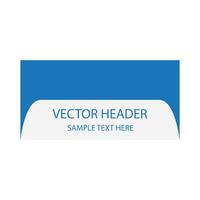 Header Vorlage Illustration vektor