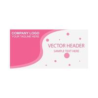 Header Vorlage Illustration vektor