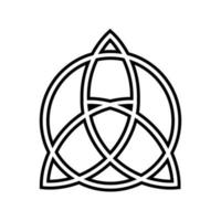 keltische Dreifaltigkeit triquetra vektor