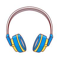 Kopfhörer Hören Musik- Illustration vektor