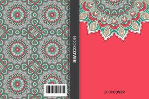 Mandala-Cover-Buch vektor