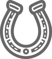 hästsko tur- symbol vektor
