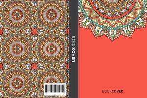 Mandala-Cover-Buch vektor