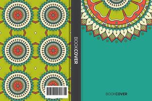 Mandala-Cover-Buch vektor