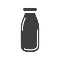 Milch Flasche Symbol Design Vektor Vorlage