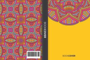 Mandala-Cover-Buch vektor