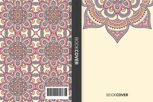 Mandala-Cover-Buch vektor