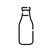 Milch Flasche Symbol Design Vektor Vorlage