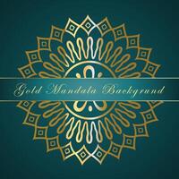 Vektor Luxus Zier Mandala Design Hintergrund