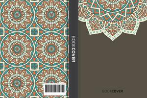 Mandala-Cover-Buch vektor