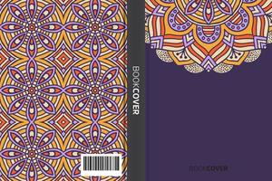 Mandala-Cover-Buch vektor