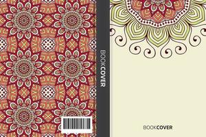 Mandala-Cover-Buch vektor