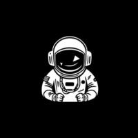 Astronaut, minimalistisch und einfach Silhouette - - Vektor Illustration