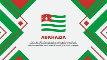 abkhazia Flagge abstrakt Hintergrund Design Vorlage. abkhazia Unabhängigkeit Tag Banner Hintergrund Vektor Illustration. abkhazia Illustration