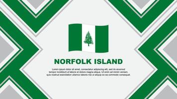 norfolk ö flagga abstrakt bakgrund design mall. norfolk ö oberoende dag baner tapet vektor illustration. norfolk ö vektor