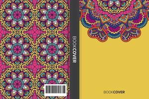 Mandala-Cover-Buch vektor