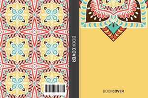 Mandala-Cover-Buch vektor