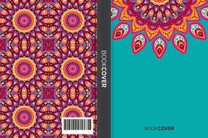 Mandala-Cover-Buch vektor